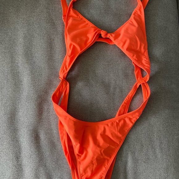 Swim | Orange Matte Collection Swimsuit Cover Up Not Included | Poshmark